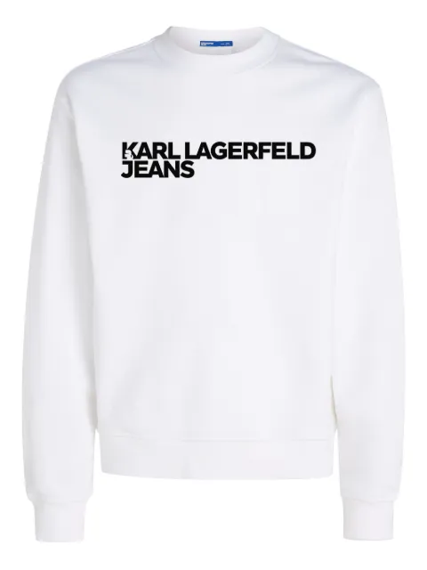Karl Lagerfeld Jeans sudadera con logo estampado