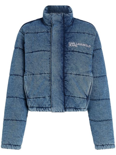 Karl Lagerfeld Jeans denim puffer jacket