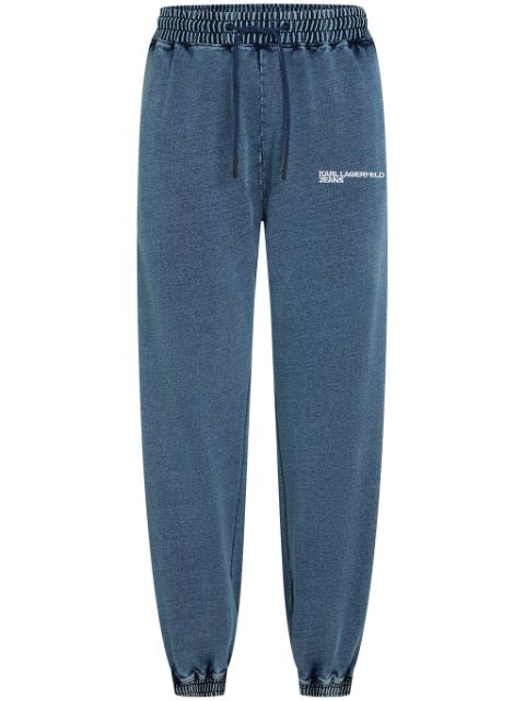 Karl Lagerfeld Jeans acid-wash track pants