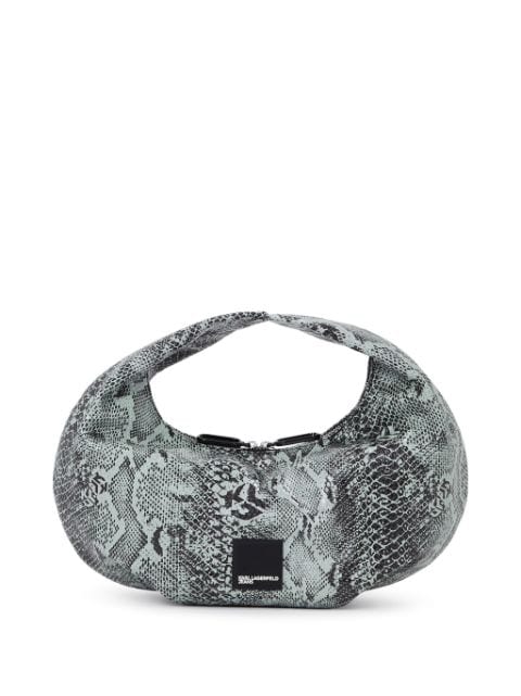 Karl Lagerfeld Jeans snake-effect tote bag