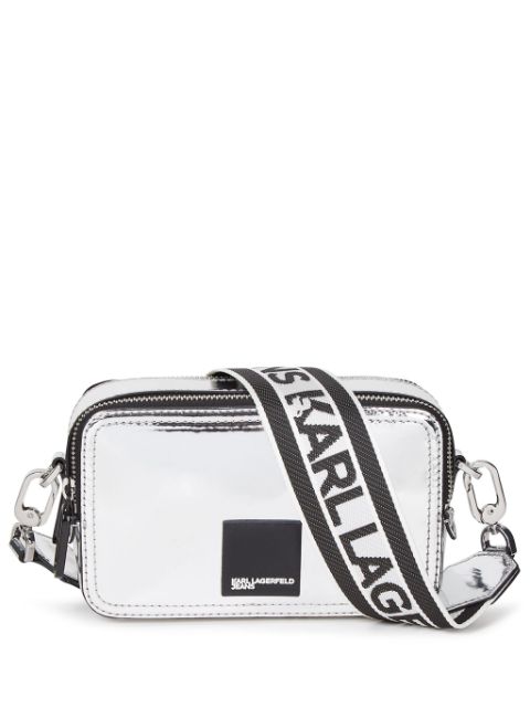 Karl Lagerfeld Jeans logo-appliqué camera bag WOMEN