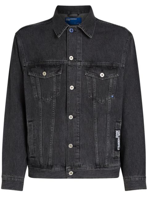 Karl Lagerfeld Jeans Tokyo-print denim jacket