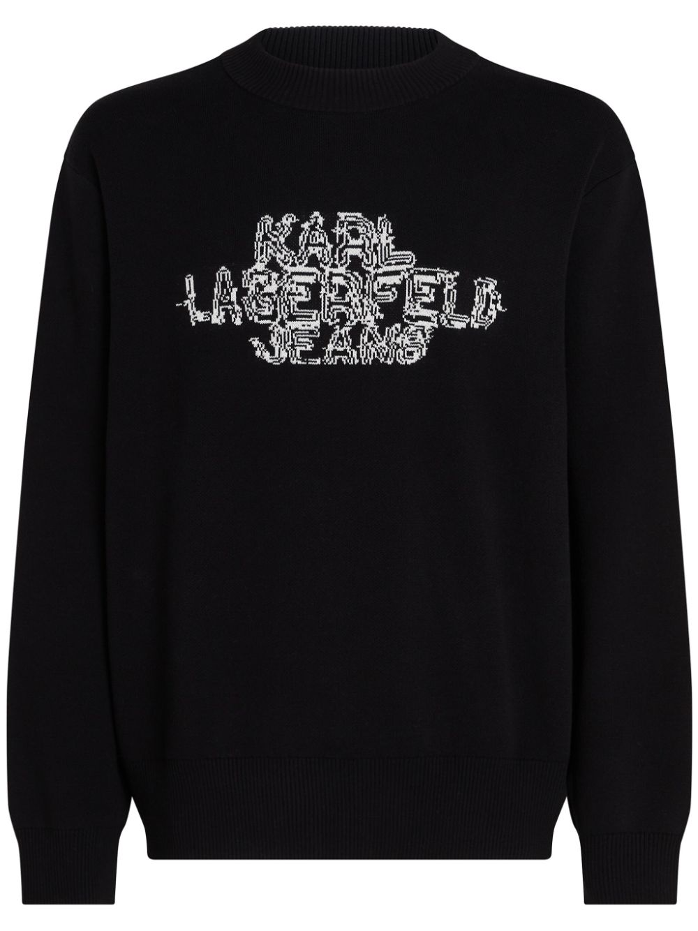 Karl Lagerfeld Jeans Branded sweatshirt - Nero