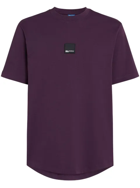 Karl Lagerfeld Jeans logo-patch t-shirt 