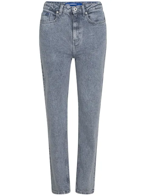 Karl Lagerfeld Jeans high-rise straight-leg jeans
