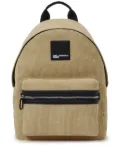 Karl Lagerfeld Jeans box-logo corduroy backpack - Neutrals