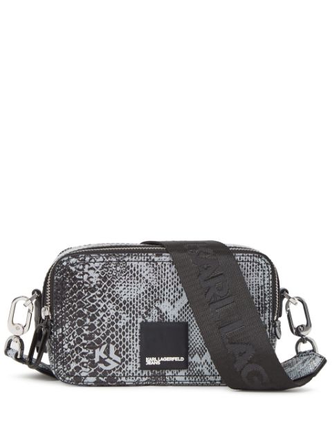 Karl Lagerfeld Jeans snake-effect camera bag WOMEN