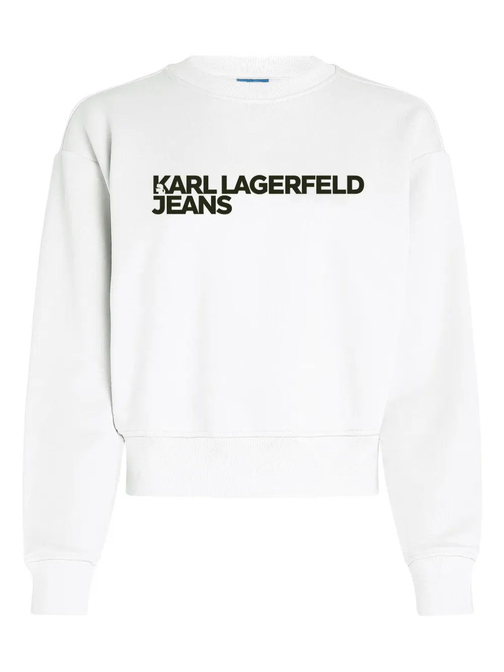 Karl Lagerfeld Jeans sudadera con logo gráfico | blanco | Image 1