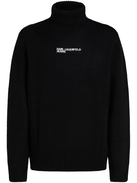 Karl Lagerfeld Jeans suéter con logo