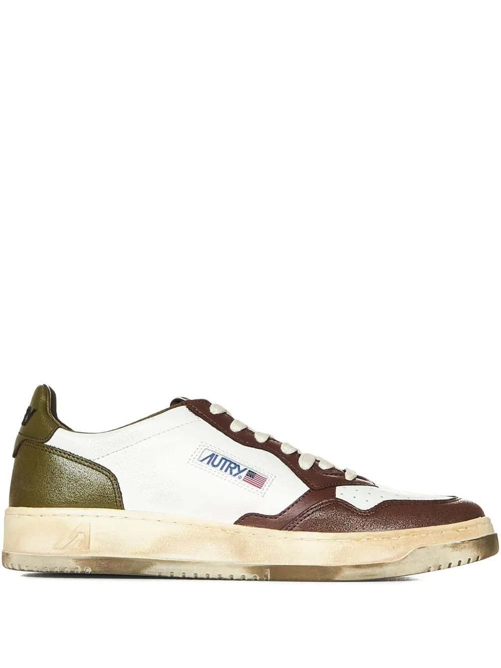 Autry Sup Vint Low leather sneakers Brown