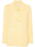 Circolo 1901 double-breasted textured blazer - Yellow