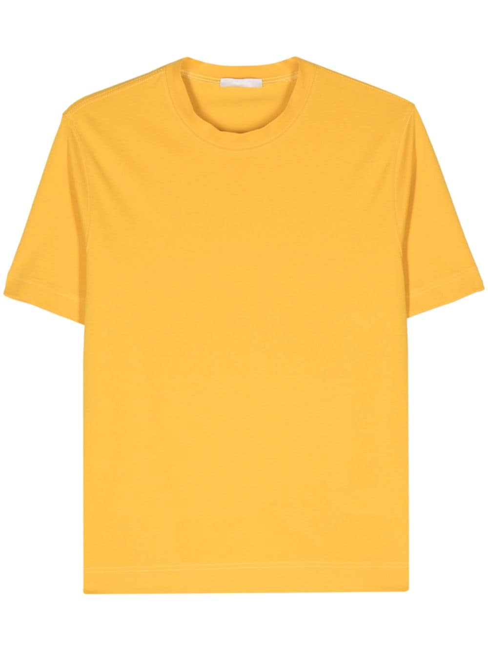 Shop Circolo 1901 Piqué T-shirt In Yellow