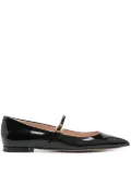 Gianvito Rossi Ribbon Jane ballerina shoes - Black