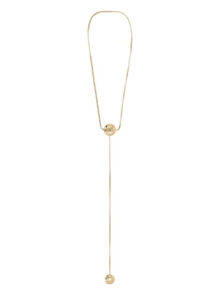アクセサリーその他 Loewe Anagram Pebble necklace in gold-plated silver Anagram Pebble necklace in sterling silver and crystals Gold