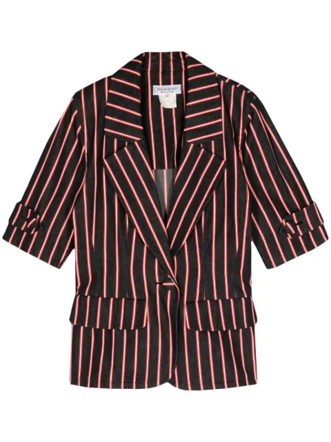 Saint Laurent Pre-Owned blazer à rayures (années 1980)