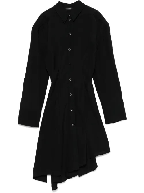 Mugler robe courte à dos-nu - Noir - Mugler - Modalova
