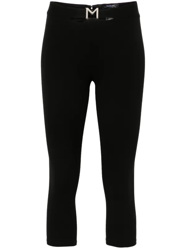 パンツ MUGLER FW23 PA0321 LEGGINGS (23W1PA0321691 1999 BLACK) MUGLER FW23 PA0321 LEGGINGS (23W1PA0321691 1999 BLACK