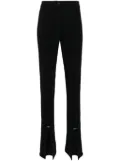 Mugler pierced trousers - Black