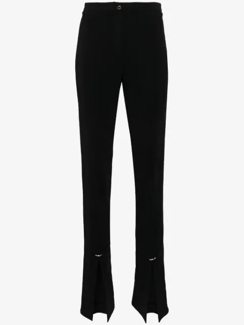 Mugler pierced trousers