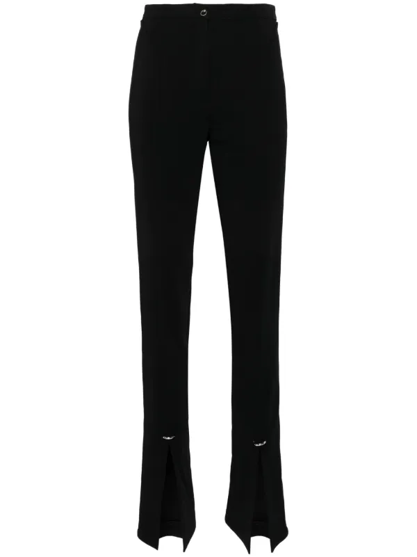 【関税込み】Mugler ブラック フレアパンツ Mugler パンツ | ブラック | FARFETCH JP