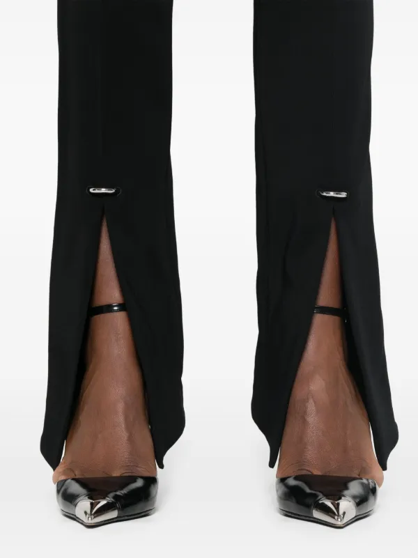 【関税込み】Mugler ブラック フレアパンツ Mugler パンツ | ブラック | FARFETCH JP