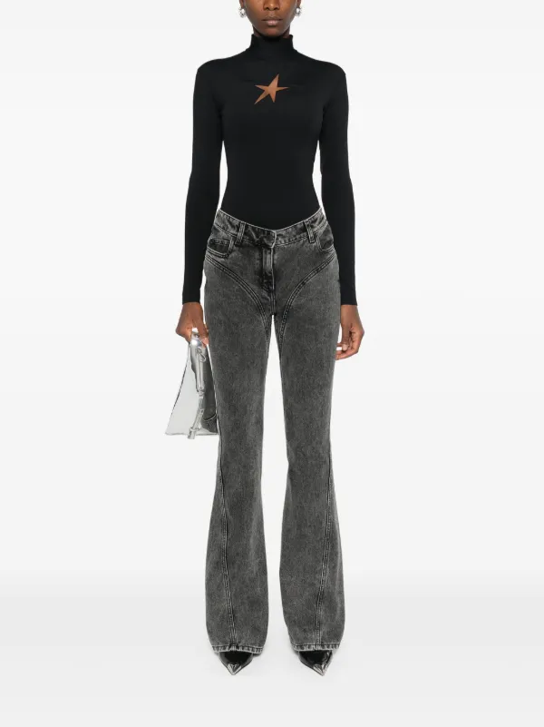 【人気商品！】Mugler ブラック Star ベルベット Tシャツ s-l1200.jpg