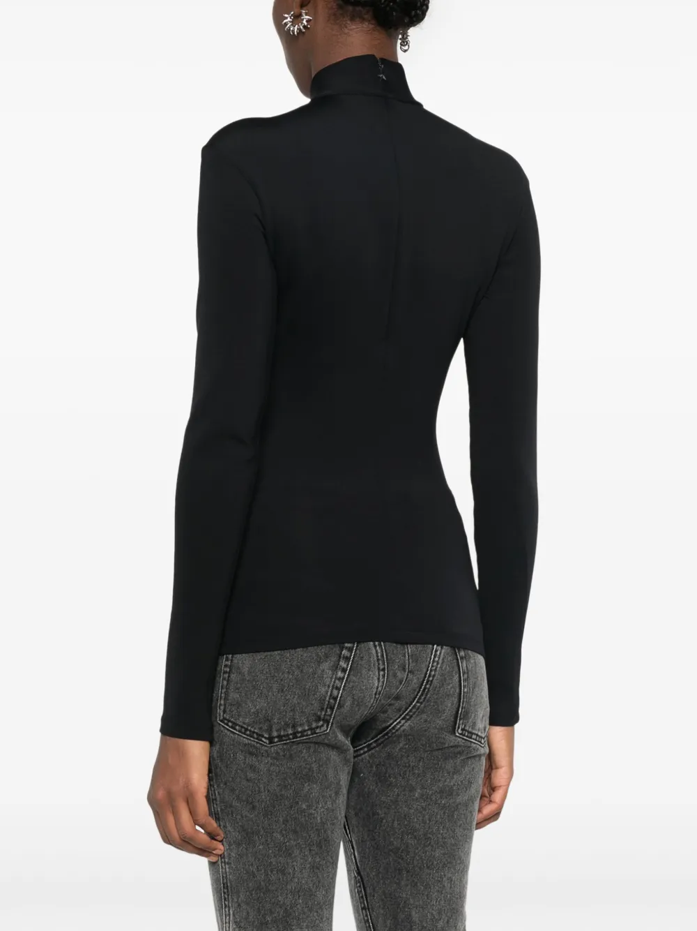 Mugler Top met ster Zwart