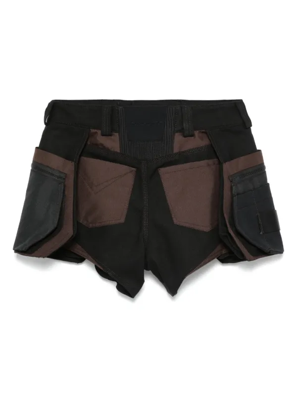 パンツ MUGLER Women Shorts  Burmudas 23W1PA03961821999 Black Mugler Shorts Size 38 FR: Sculpted Design