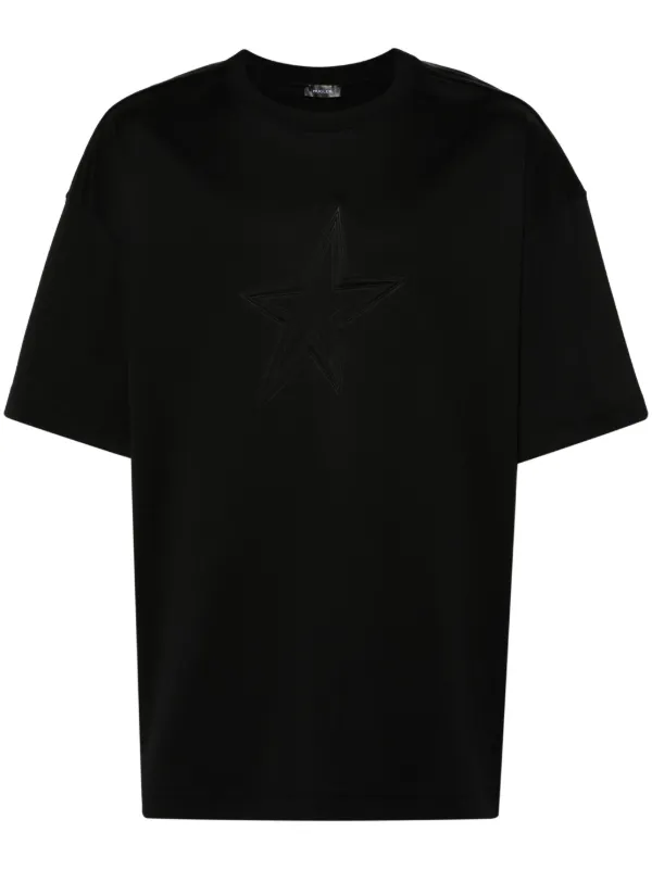 【関税込み】Mugler ブラック 'Mugler' Signature ロゴ Tシャツ black mugler signature logo t-shirt | MUGLER Official