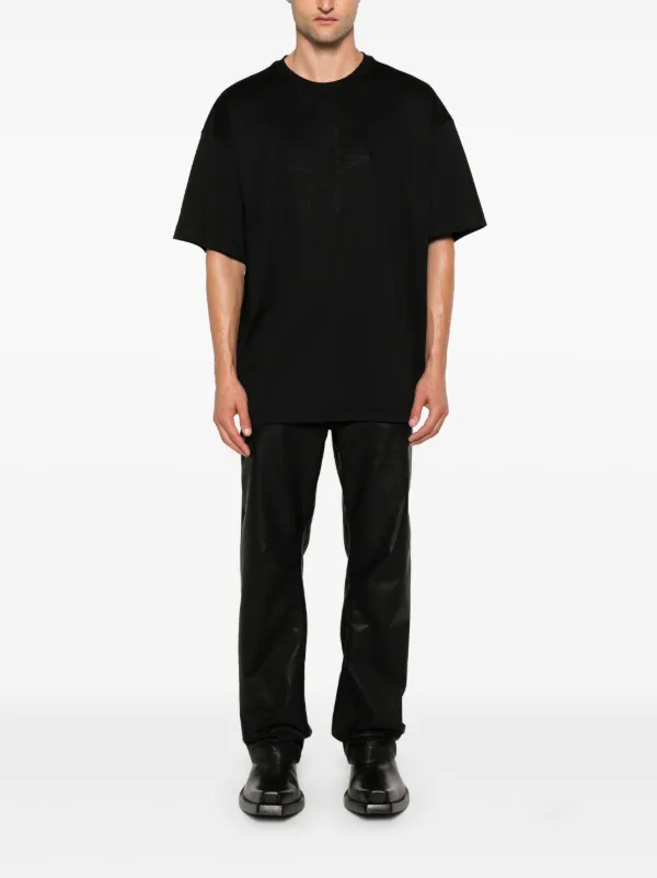 【関税込み】Mugler ブラック Star オーバーサイズ Tシャツ Mugler t-shirts for Men | SSENSE