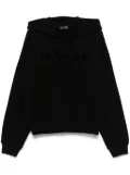 Mugler logo hoodie - Black