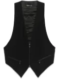 Mugler tailored vest - Black