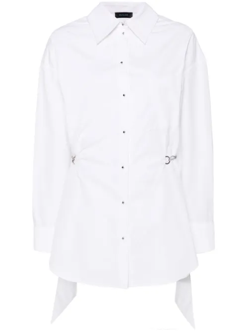 Robe-chemise à détail de chaîne - Mugler - Modalova