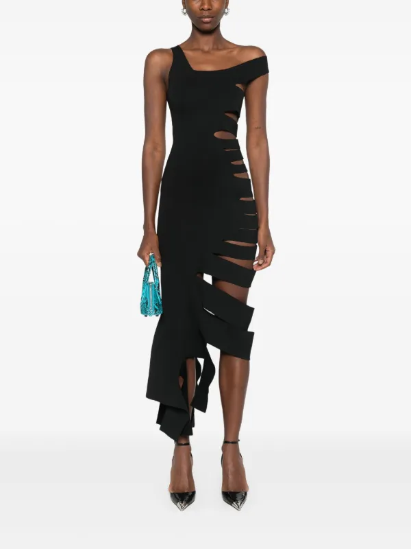 Mugler x  ドレス Mugler ニットドレス | ブラック | FARFETCH JP