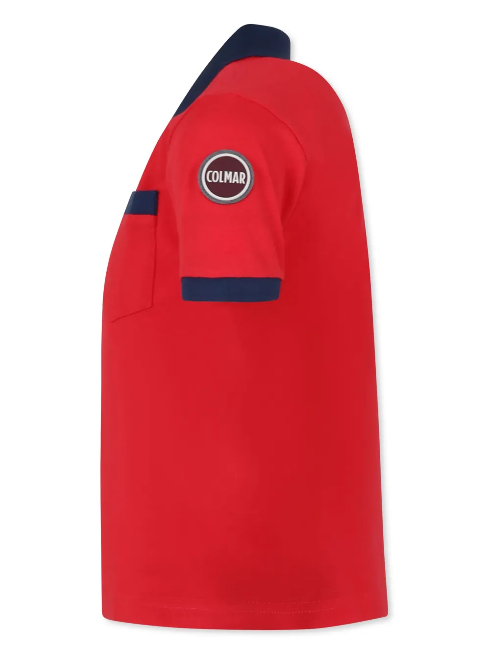 Colmar Kids Poloshirt met logopatch Rood
