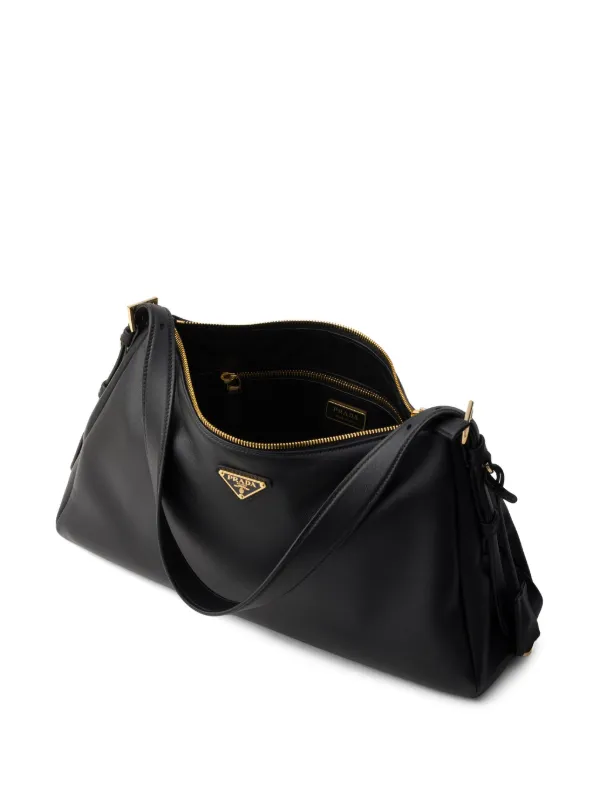 ショルダーバッグ・ポシェット PRADA BLACK NYLON LARGE AIMEE SHOULDER BAG PRADA BLACK NYLON LARGE AIMEE SHOULDER BAG (PRADA/ショルダー
