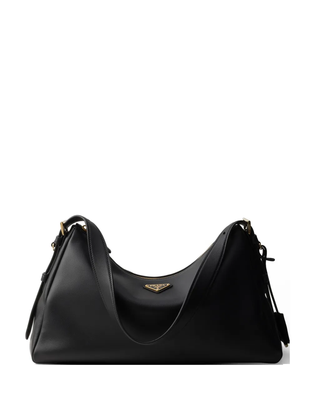Prada Large Aimée Shoulder Bag | Black | FARFETCH