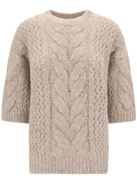 Brunello Cucinelli Three-quarter-length sleeve jumper Women