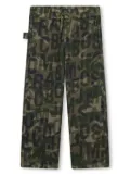 Marc Jacobs Kids camouflage-print jogging trousers - Green