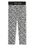 Marc Jacobs Kids all-over logo leggings - Black