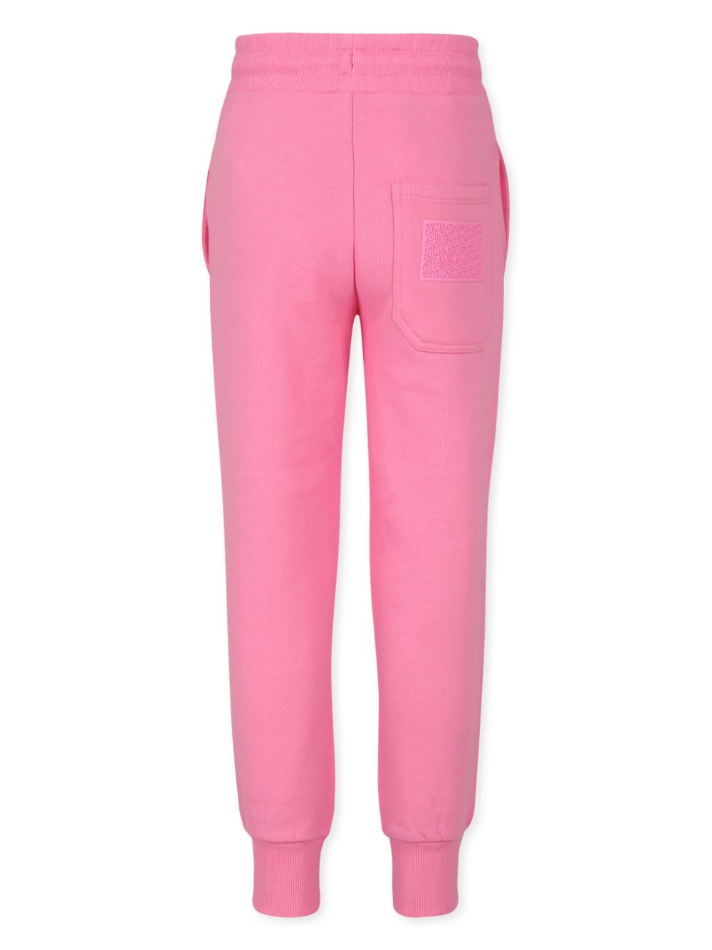 Marc Jacobs Kids rubberised-logo track pants - Pink