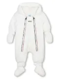 BOSS Kidswear logo-print padded snowsuit - White