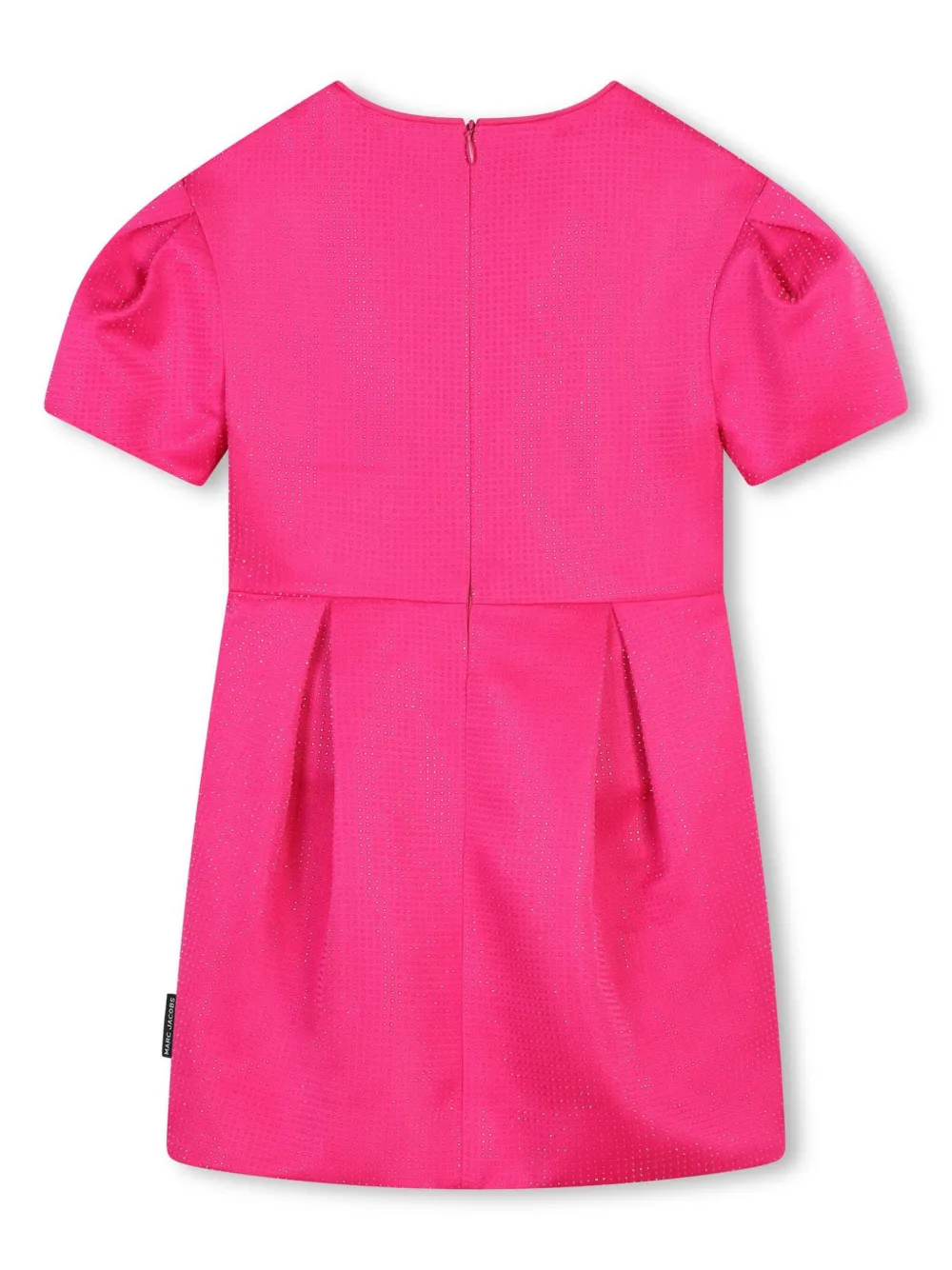 marcjacobskids Marc Jacobs Kids Geplooide jurk met korte mouwen - Roze