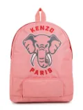 Kenzo Kids Rucksack logo-embroidered backpack - Pink