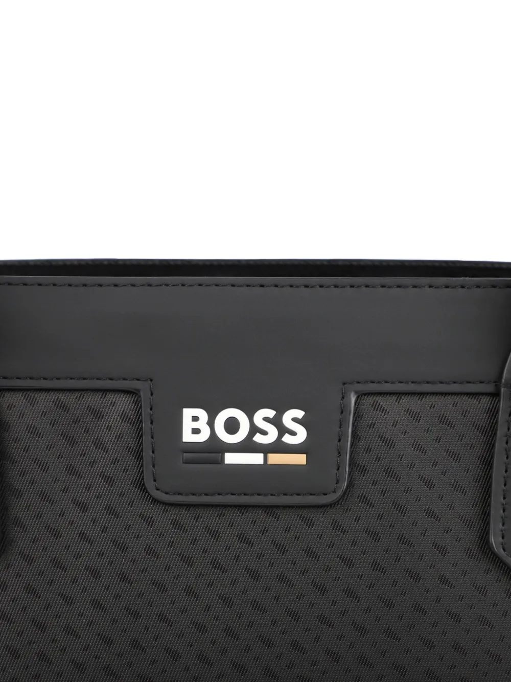 BOSS Kidswear Luiertas met logopatch Zwart