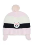 BOSS Kidswear pompom cotton beanie hat - Pink