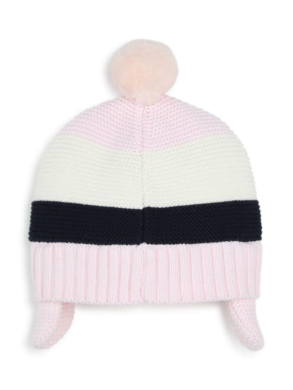 BOSS Kidswear Katoenen muts met pompon - Roze