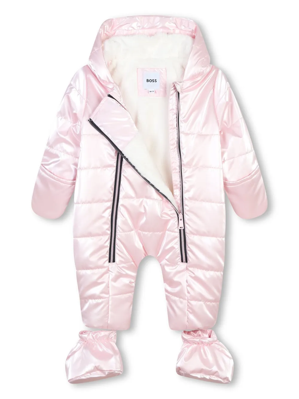 BOSS Kidswear Skipak met logoprint Roze