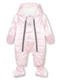 BOSS Kidswear logo-print hooded snowsuit - Pink