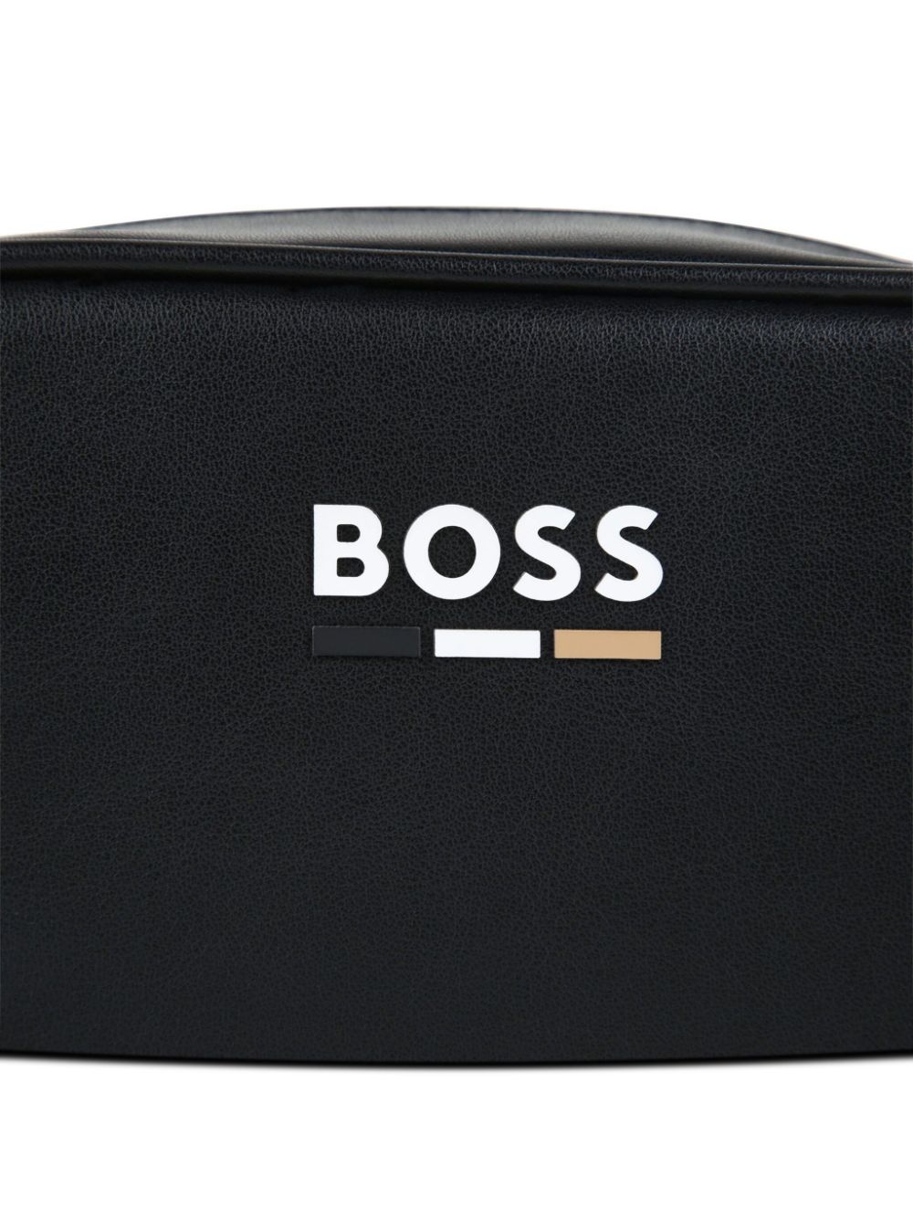 Shop Bosswear Logo-print Shoulder Bag In Black